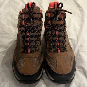 Skechers Brown and Pink Winter Boots